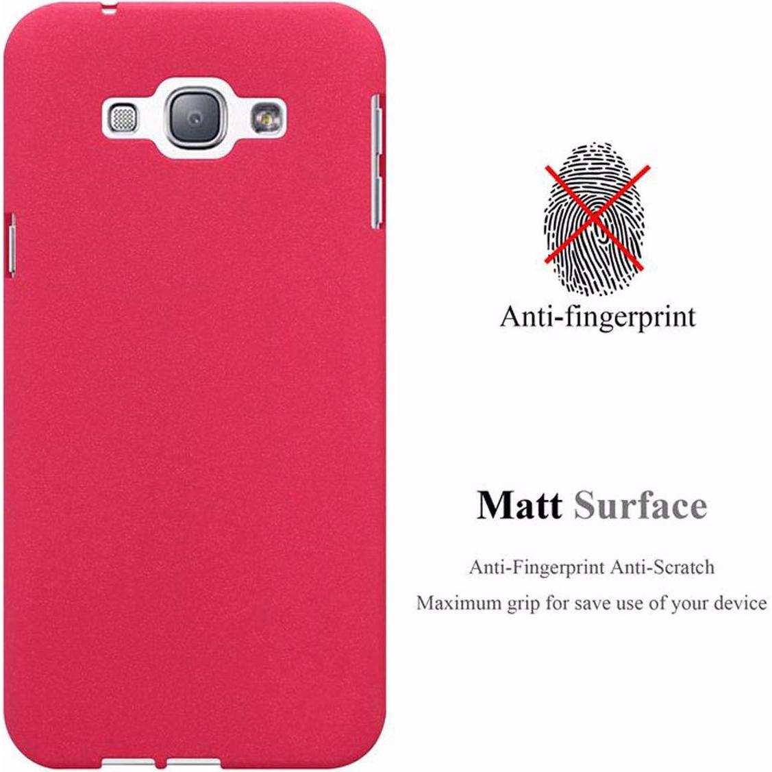Thumbnail - Cadorabo TPU Frosted Cover (Samsung Galaxy A8 (2018)), Smartphone Hülle, Rot