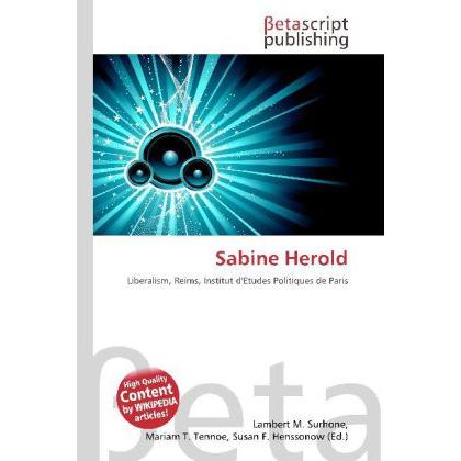 Sabine Herold, Fachbücher von Lambert M. Surhone, Miriam T. Timpledon, Susan F. Marseken