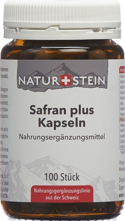 Actual product image Naturstein Safran plus (100 Piece, Capsules, 147 g)