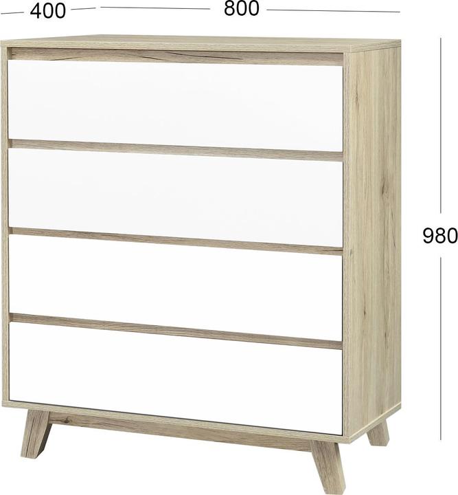 Image du produit Möbilia Commode (80 x 40 x 98 cm)