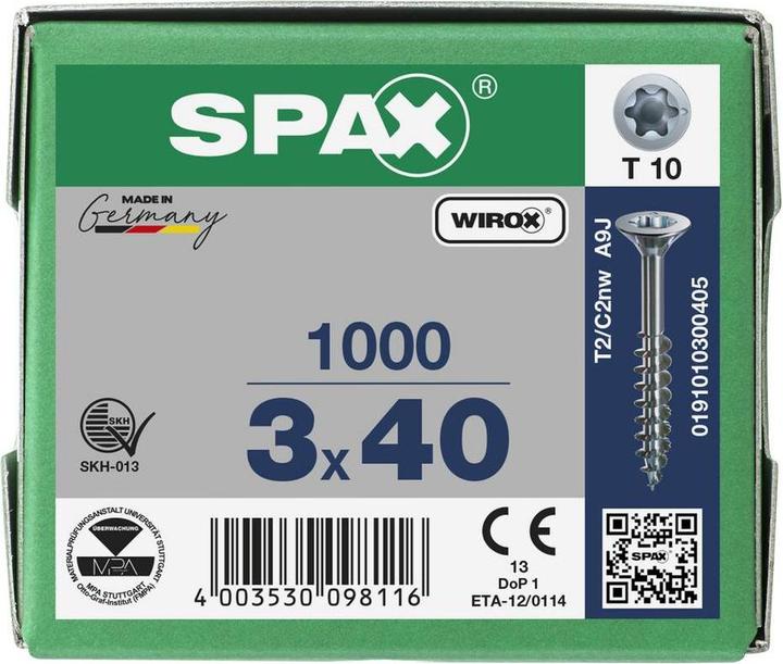 Productafbeelding Spax Spaanplaatschroeven (1000 Schroeven per stuk)