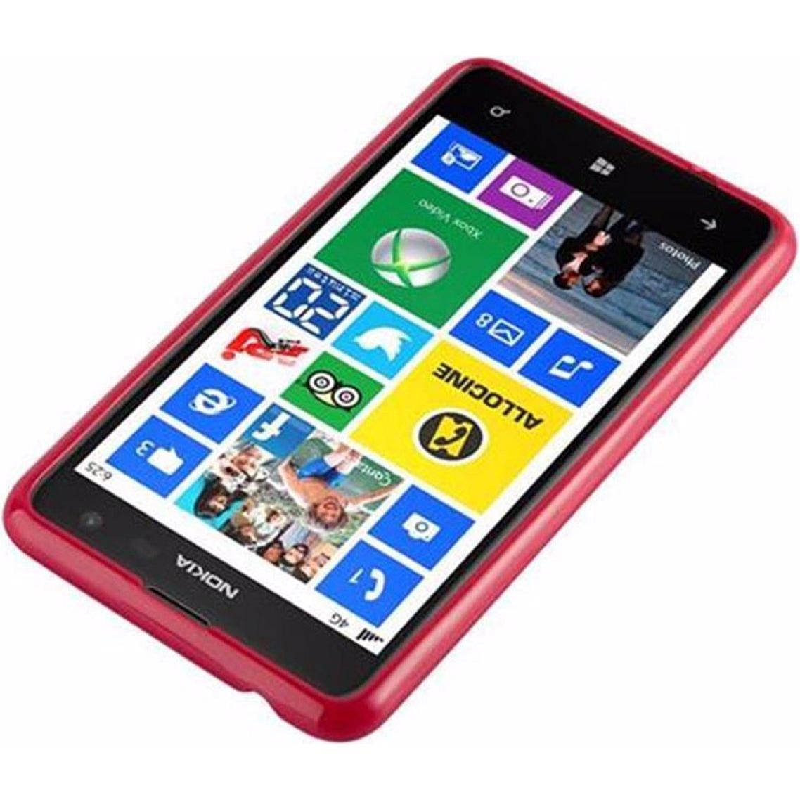 Thumbnail - Cadorabo TPU Jelly Cover (Nokia Lumia 625), Smartphone Hülle, Rot