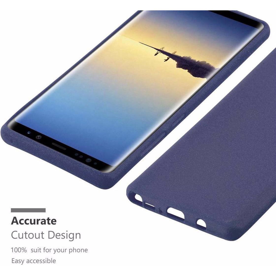 Thumbnail - Cadorabo TPU Frosted Cover (Samsung Galaxy Note 8), Smartphone Hülle, Blau