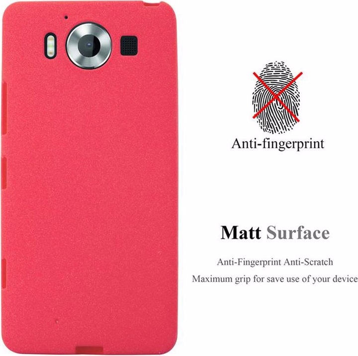 Actual product image Cadorabo TPU Frosted Cover (Nokia Lumia 950 XL)