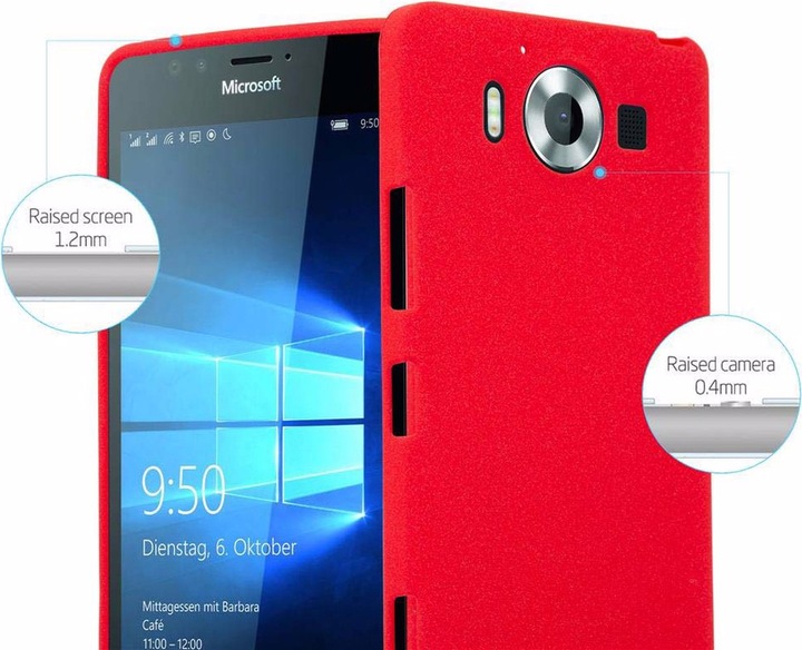 Actual product image Cadorabo TPU Frosted Cover (Nokia Lumia 950 XL)
