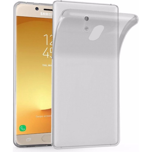 Cadorabo TPU Ultra Slim AIR Cover (Samsung Galaxy J7 2017), Smartphone Hülle, Transparent