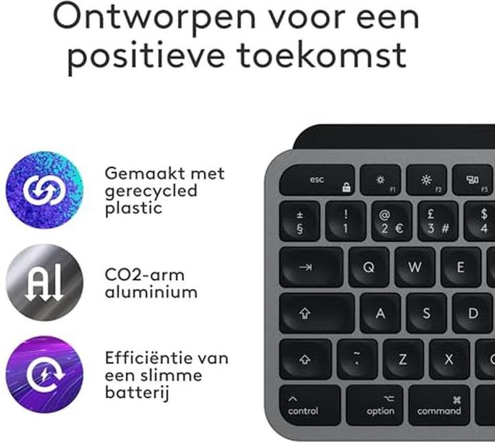 Produktbild Logitech Mx Keys S For Mac (Eng. Int., Kabellos)