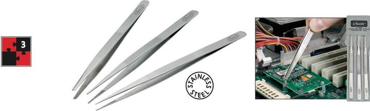 Actual product image Vigor Tweezers set ∙ V1438 ∙ Number of tools: 3