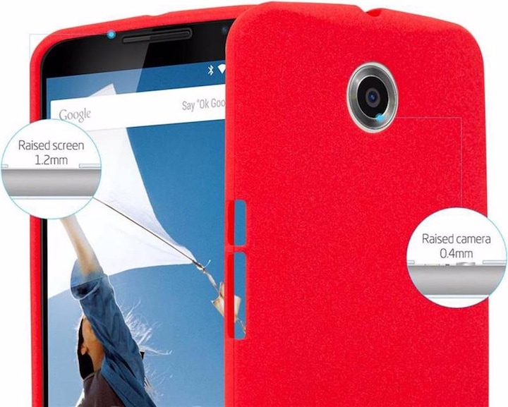 Actual product image Cadorabo TPU Frosted Cover (Google Nexus 6)