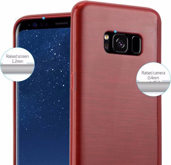 Image du produit Cadorabo Couverture TPU brossé (Samsung Galaxy S8+)