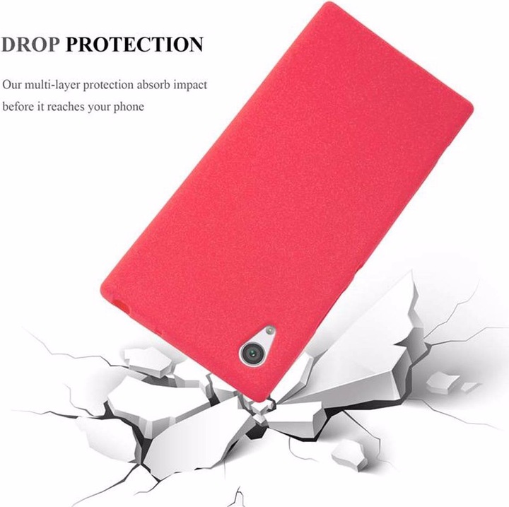 Actual product image Cadorabo TPU Frosted Cover (Sony Xperia XA1)