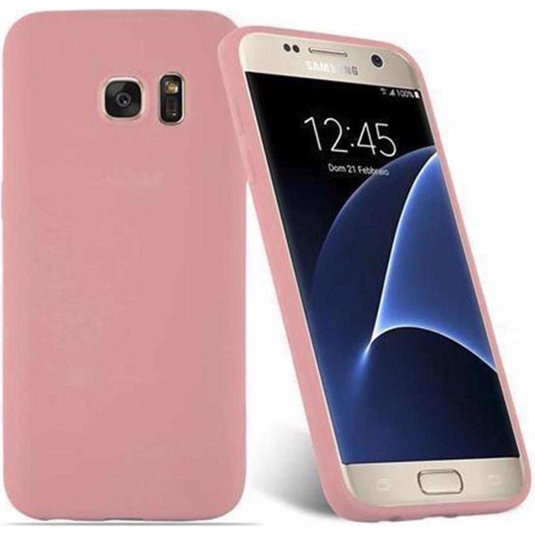 Thumbnail - Cadorabo TPU Candy Cover (Samsung Galaxy S7), Smartphone Hülle, Rosa