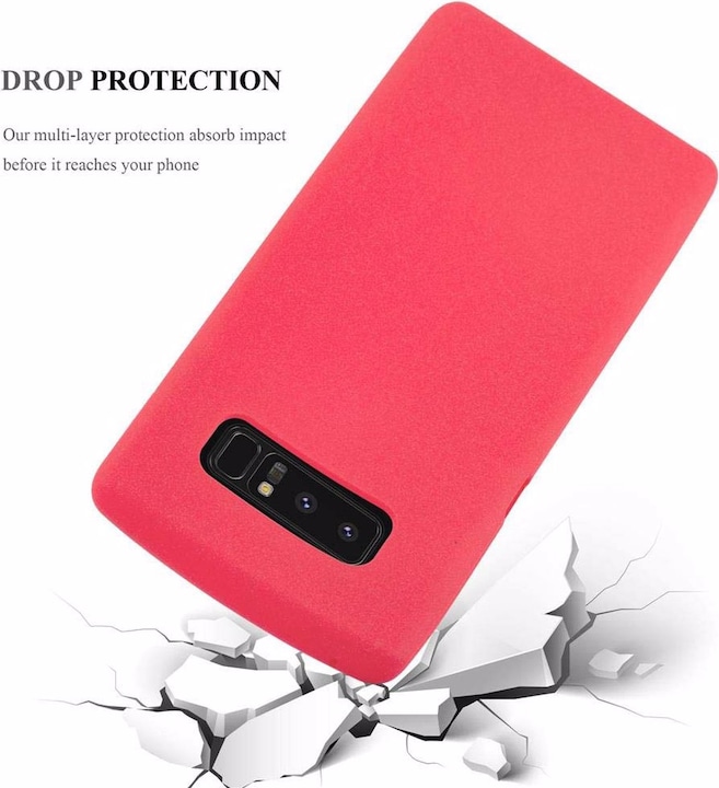 Actual product image Cadorabo TPU Frosted Cover (Samsung Galaxy Note 8)