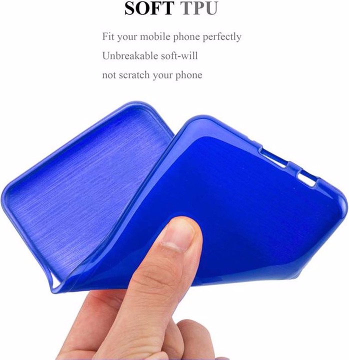Image du produit Cadorabo Couverture TPU brossé (Apple iPhone 7s Plus, Apple iPhone 7 Plus, Apple iPhone 8 Plus)