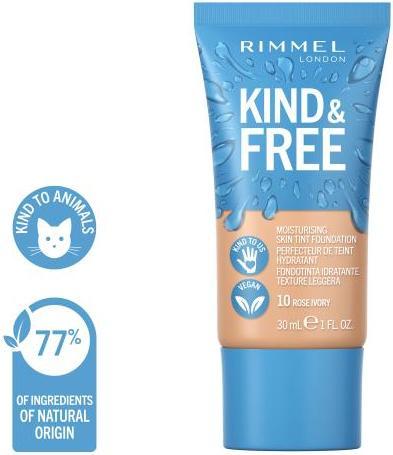 Image du produit Rimmel London Fond de teint hydratant Kind & Free (10 Rose Ivory)