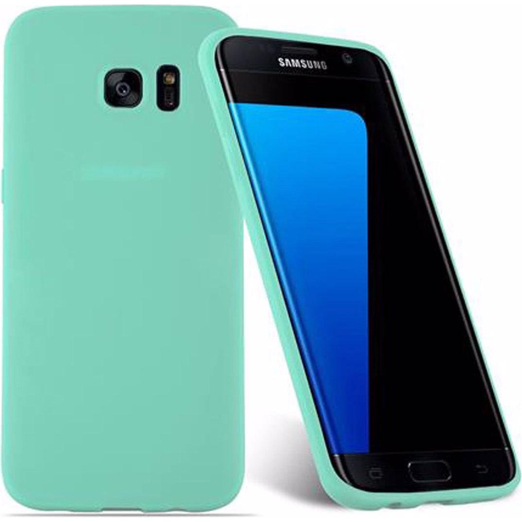 Thumbnail - Cadorabo TPU Candy Cover (Samsung Galaxy S7 Edge), Smartphone Hülle, Blau