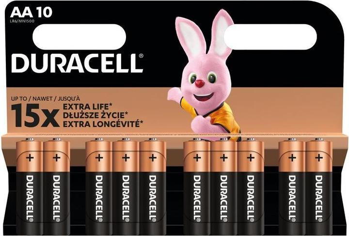 Productafbeelding Duracell Batterijen AA 10vnt (10 Pcs., AA)