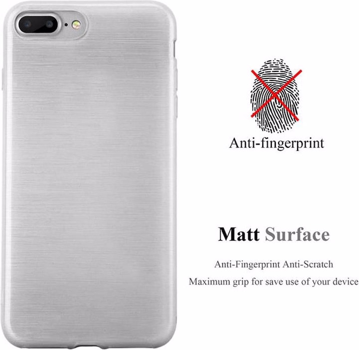 Image du produit Cadorabo Couverture TPU brossé (Apple iPhone 7 Plus, Apple iPhone 7s Plus)