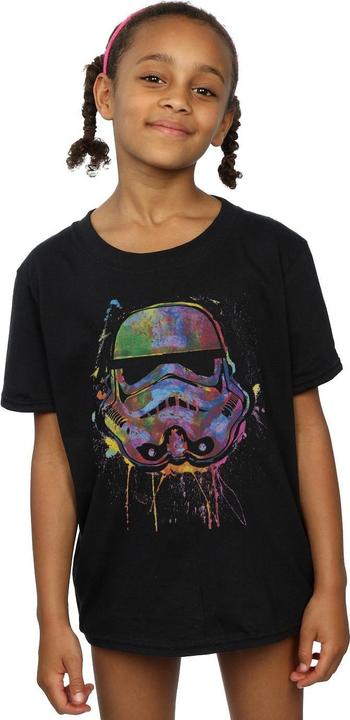 Produktbild Star Wars Stormtrooper Paint Splats TShirt Mädchen (128)