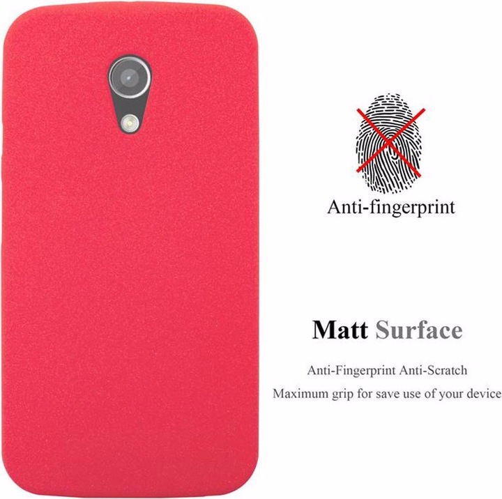 Actual product image Cadorabo TPU Frosted Cover (Motorola Moto G2 (2nd Gen))