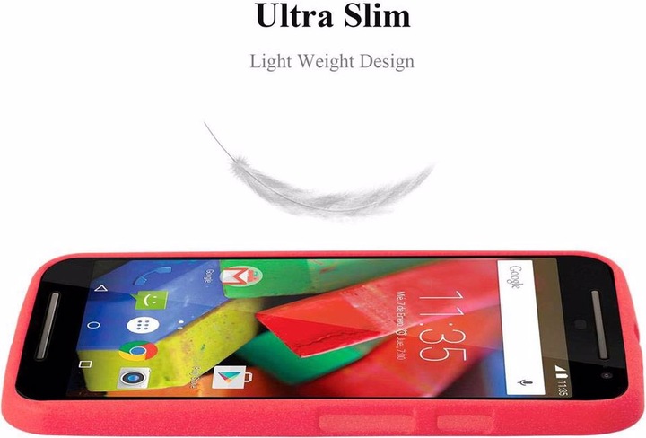 Actual product image Cadorabo TPU Frosted Cover (Motorola Moto G2 (2nd Gen))