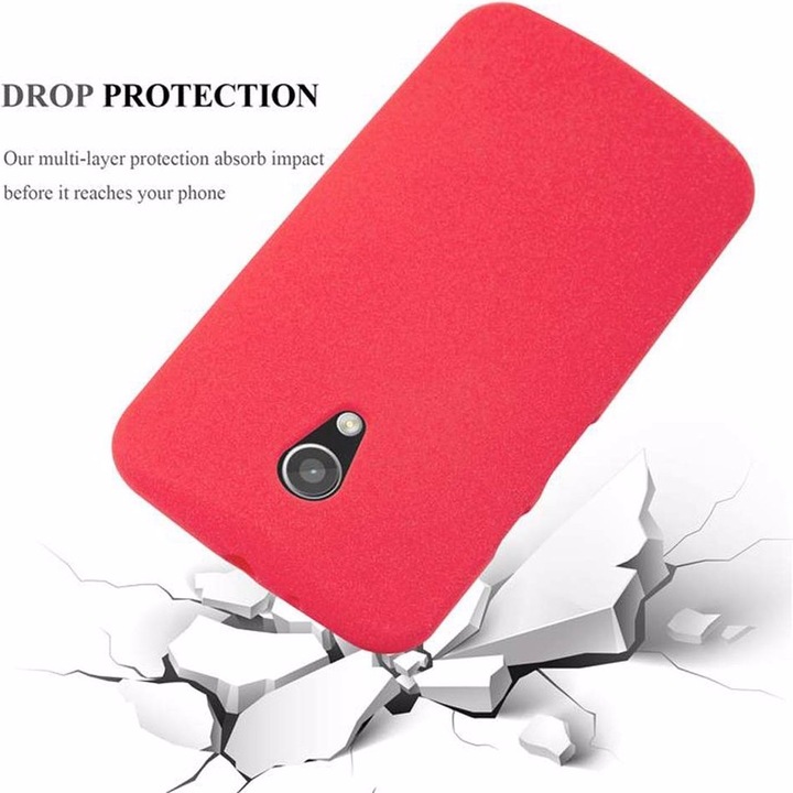 Actual product image Cadorabo TPU Frosted Cover (Motorola Moto G2 (2nd Gen))