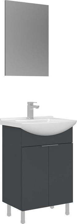 Produktbild Homitis Purus 55 Bathroom Cabinet With Sink & Mirror Set (2 Pieces)