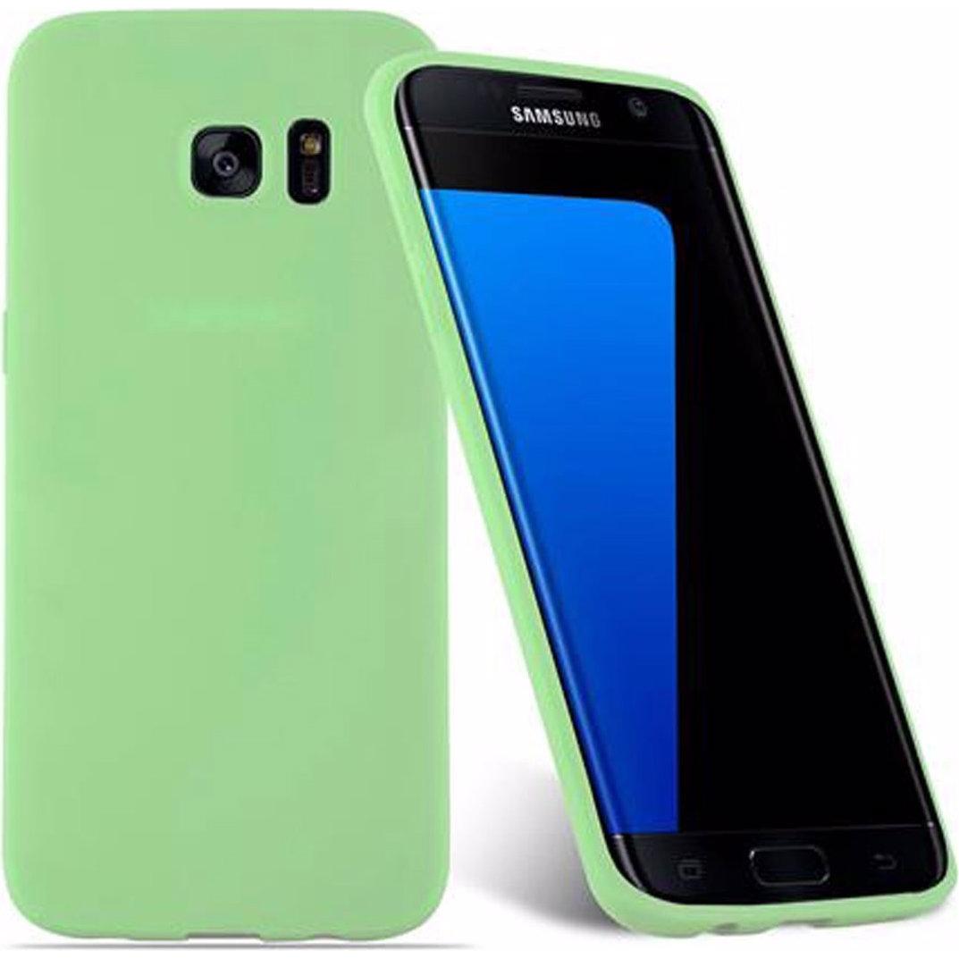 Thumbnail - Cadorabo TPU Candy Cover (Samsung Galaxy S7 Edge), Smartphone Hülle, Grün
