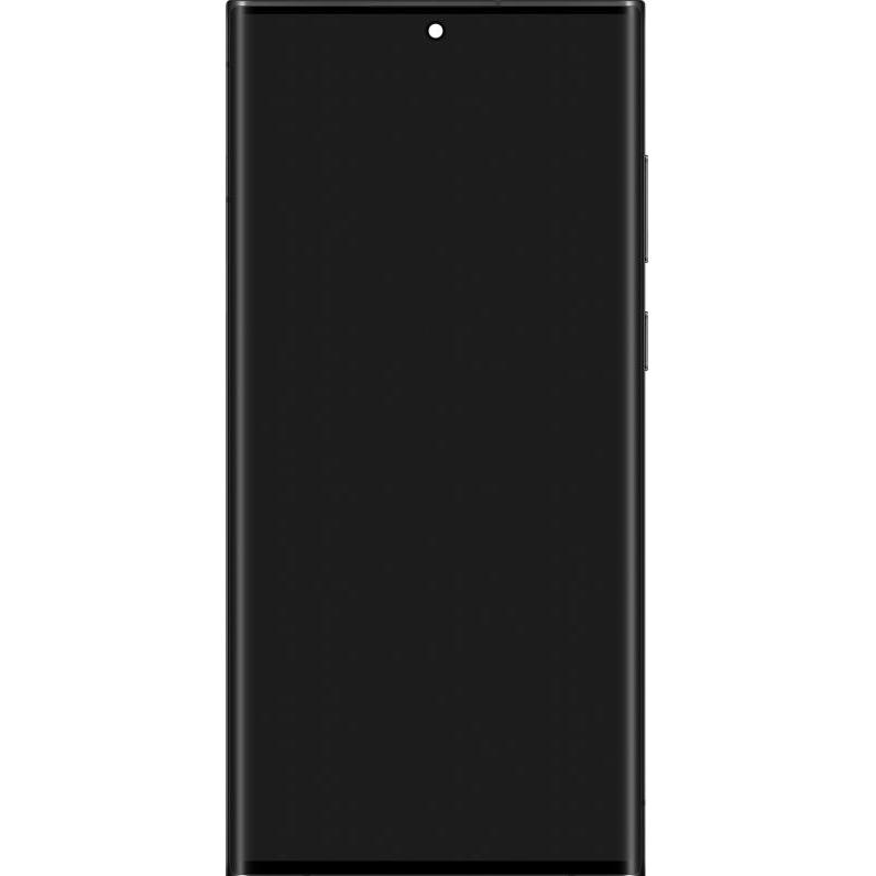 Samsung Display Unit für Galaxy S22 Ultra 5G S908, Schwarz (Display), Mobilgerät Ersatzteile