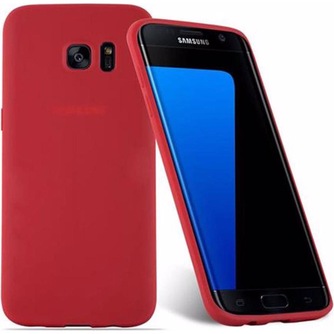 Thumbnail - Cadorabo TPU Candy Cover (Samsung Galaxy S7 Edge), Smartphone Hülle, Rot