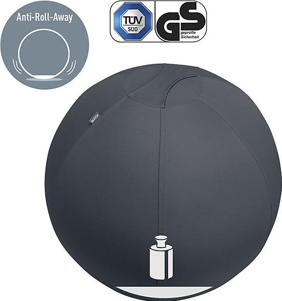 Actual product image Leitz Seat Ball Active Ø 55cm velvet grey (55 cm)