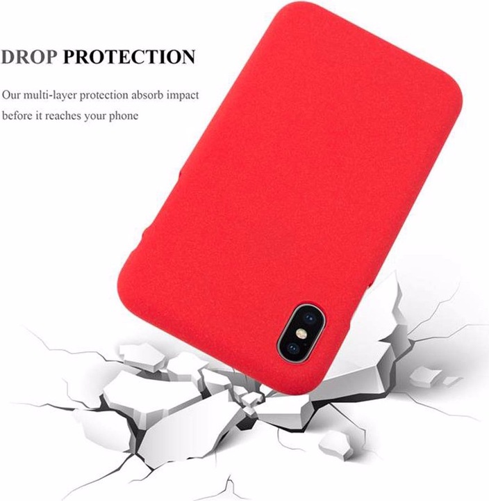 Actual product image Cadorabo TPU Frosted Cover (Apple iPhone X)