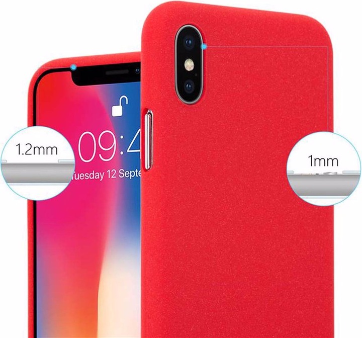 Actual product image Cadorabo TPU Frosted Cover (Apple iPhone X)