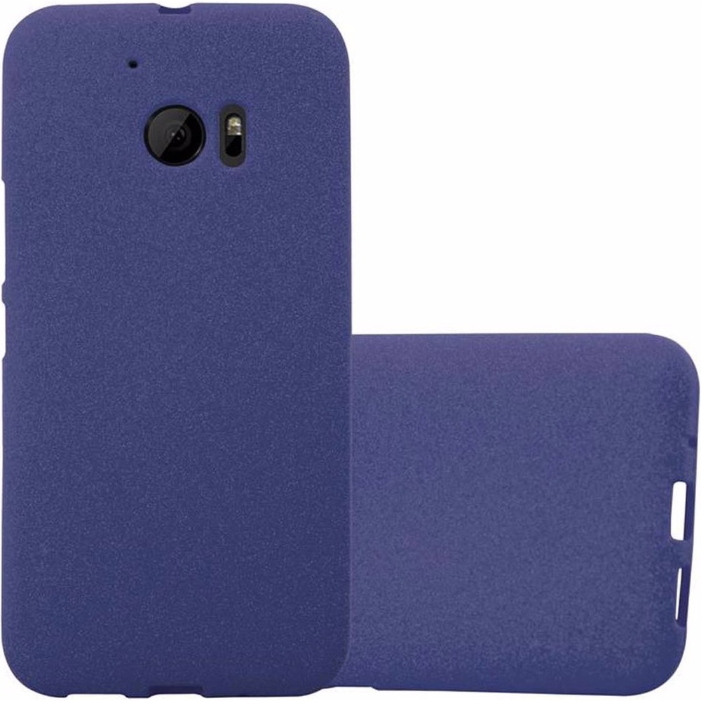 Cadorabo TPU Frosted Cover (HTC One M10), Smartphone Hülle, Blau