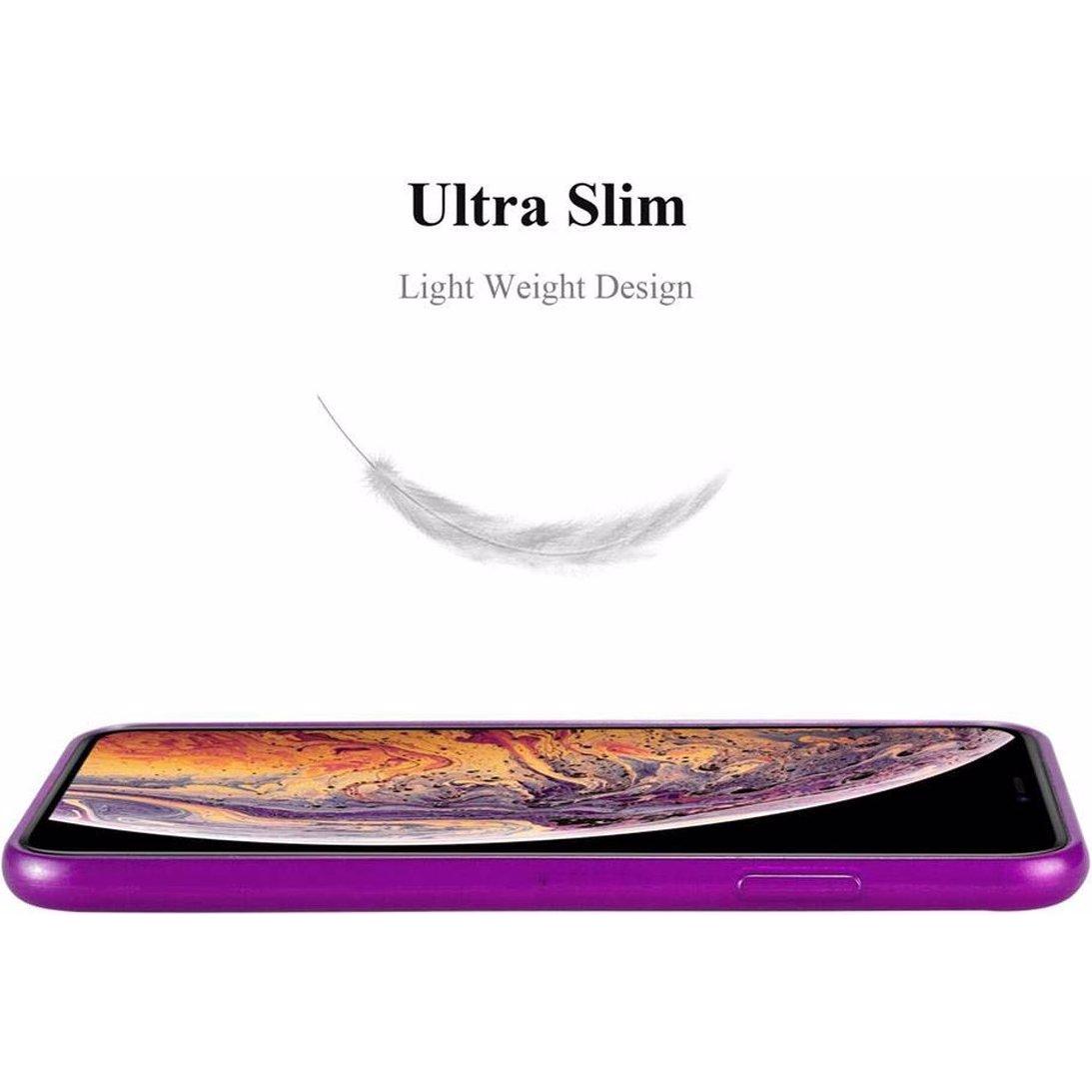 Thumbnail - Cadorabo TPU Brushed Cover (Apple iPhone XS Max), Smartphone Hülle, Violett