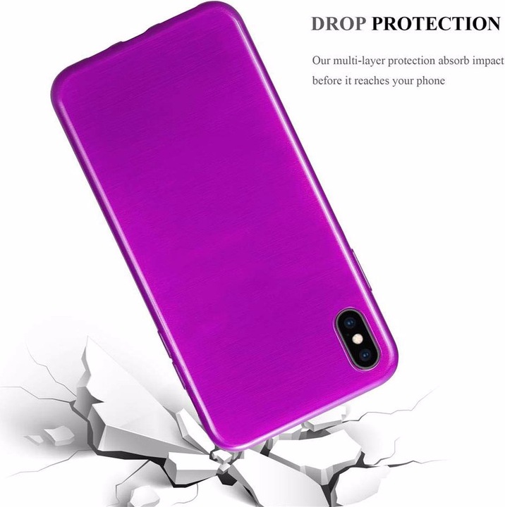 Image du produit Cadorabo Couverture TPU brossé (Apple iPhone XS Max)