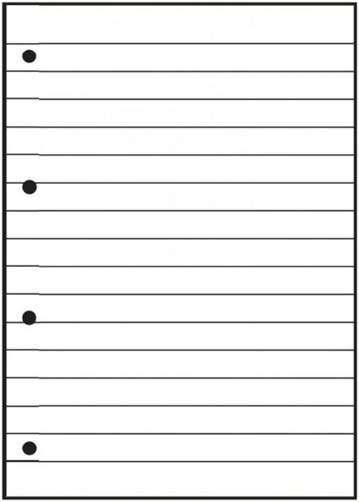 Image du produit Oxford Bloc de feuilles de travail, A4, linéature 21 (A4, À rayures)