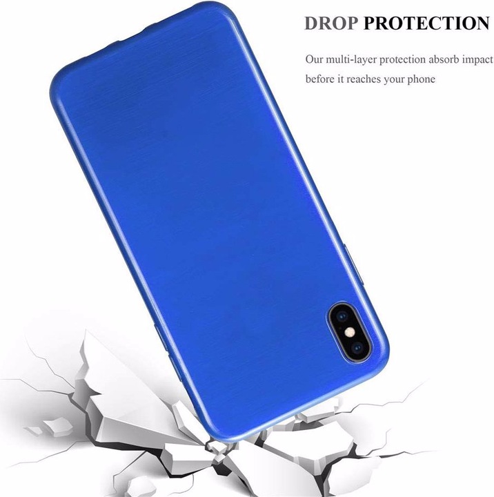 Image du produit Cadorabo Couverture TPU brossé (Apple iPhone XS Max)