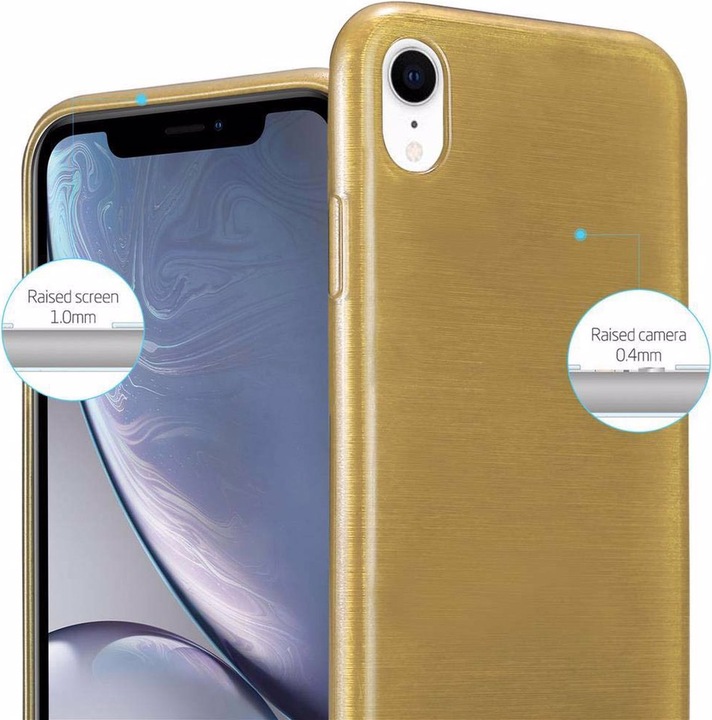 Image du produit Cadorabo Couverture TPU brossé (Apple iPhone XR)