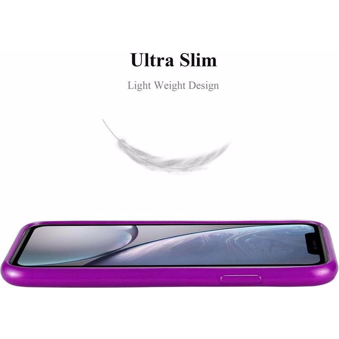 Thumbnail - Cadorabo TPU Brushed Cover (Apple iPhone XR), Smartphone Hülle, Violett
