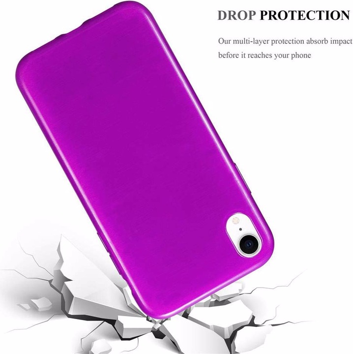 Image du produit Cadorabo Couverture TPU brossé (Apple iPhone XR)
