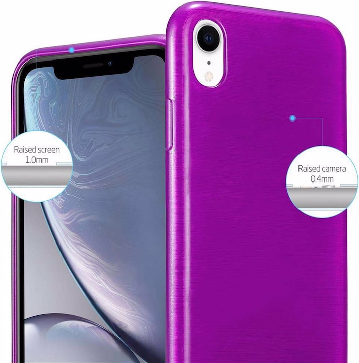 Image du produit Cadorabo Couverture TPU brossé (Apple iPhone XR)