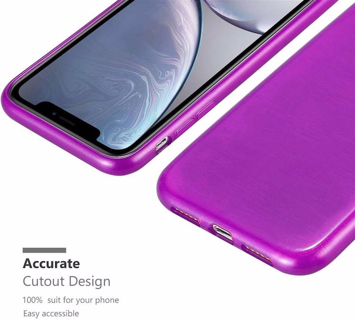 Image du produit Cadorabo Couverture TPU brossé (Apple iPhone XR)