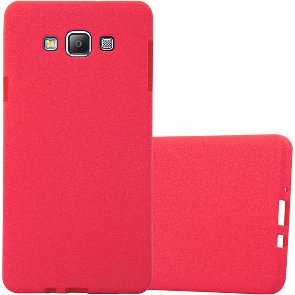 Thumbnail - Cadorabo TPU Frosted Cover (Samsung Galaxy A7), Smartphone Hülle, Rot