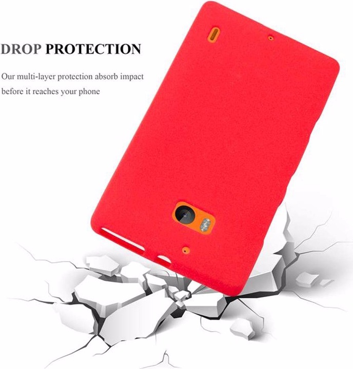 Actual product image Cadorabo TPU Frosted Cover (Nokia Lumia 930)