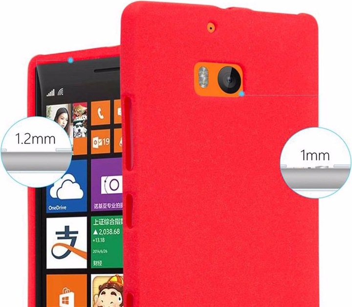 Actual product image Cadorabo TPU Frosted Cover (Nokia Lumia 930)