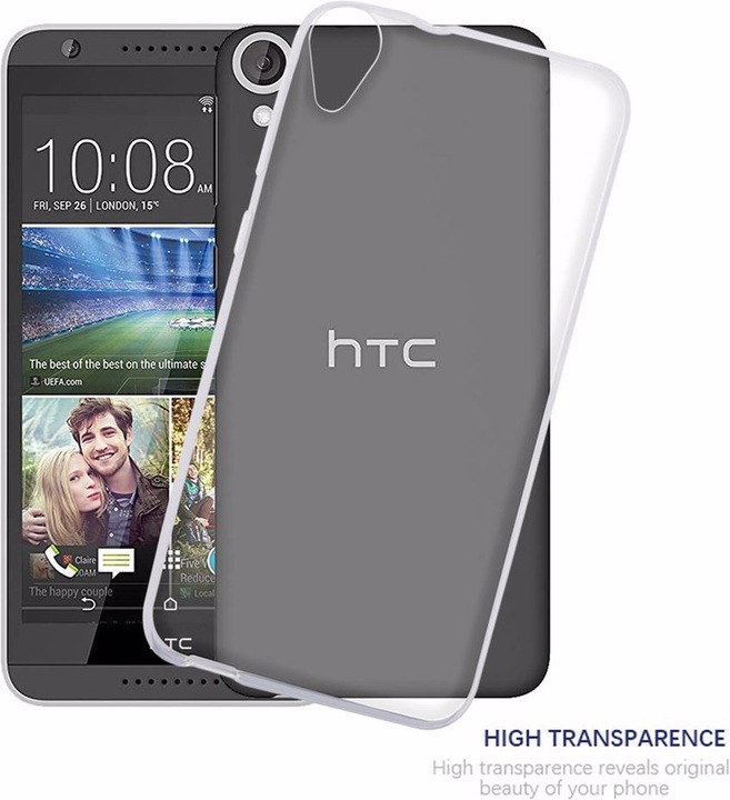 Produktbild Cadorabo TPU Ultra Slim AIR Cover (HTC Desire 820)