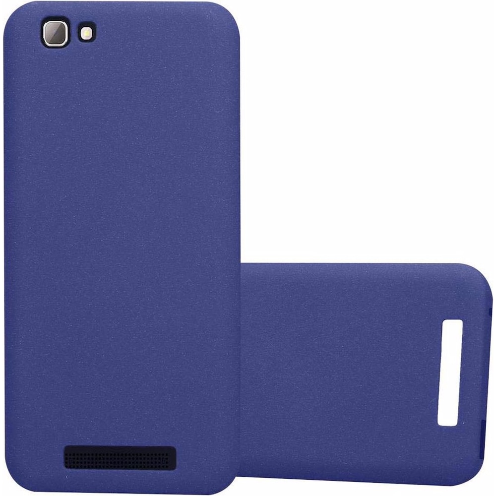 Cadorabo TPU Frosted Cover (ZTE Blade A612), Smartphone Hülle, Blau