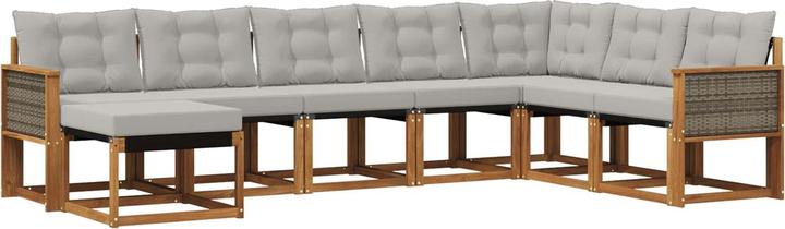 Braun, Light Grey, Natural