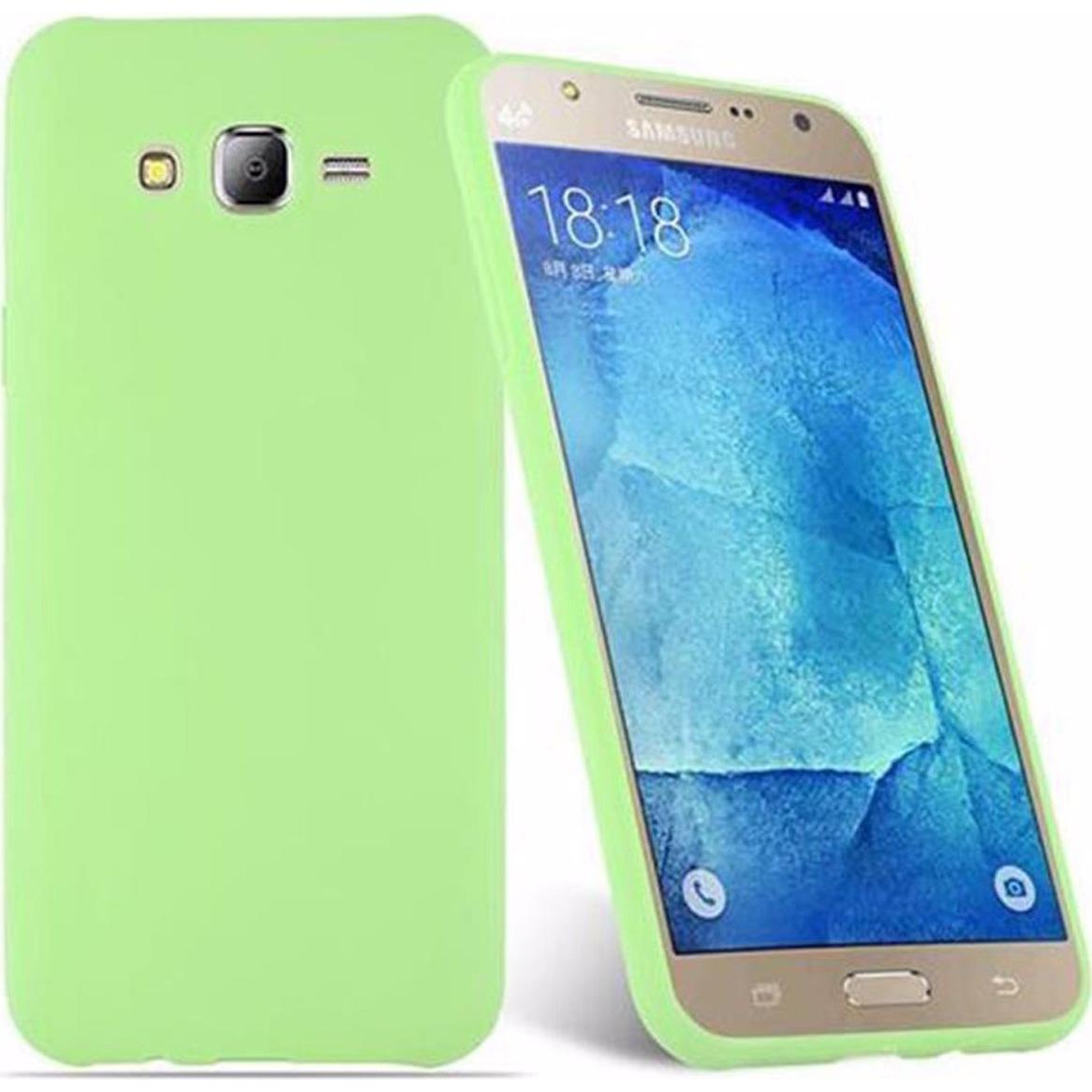Thumbnail - Cadorabo TPU Candy Cover (Samsung Galaxy J7), Smartphone Hülle, Grün